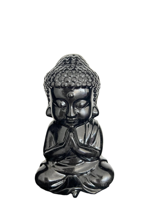 Black Obsidian Buddha - C12