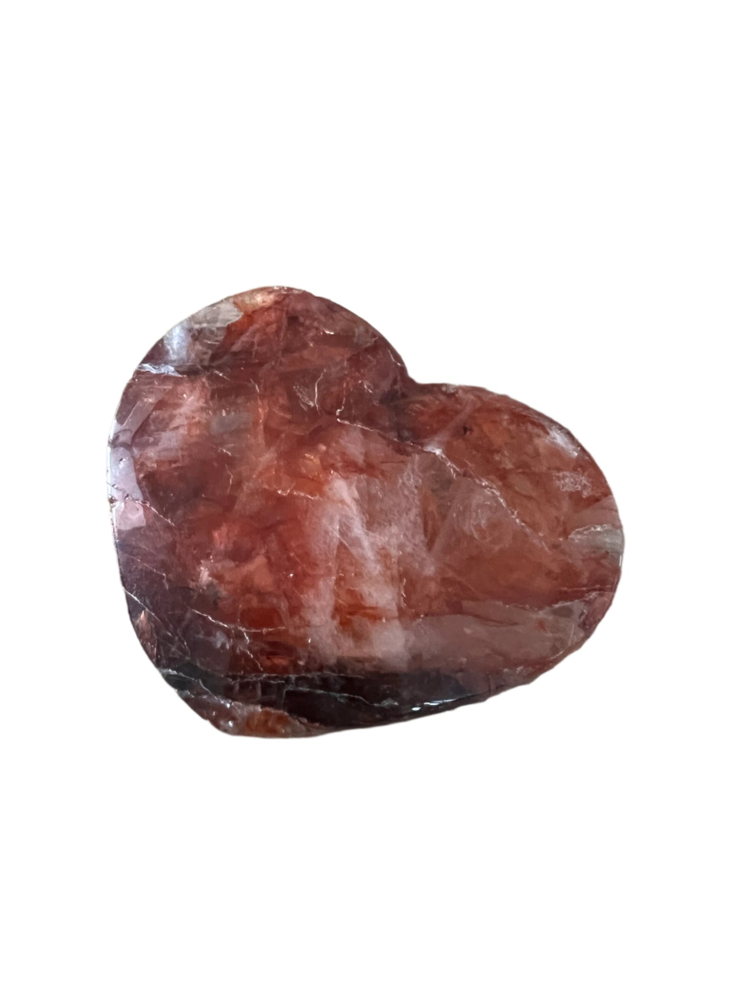 Fire Quartz Heart - E18